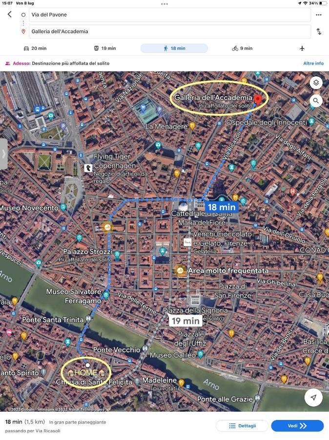 פירנצה Uffizi & Santo Spirito Family/Groups Apartment מראה חיצוני תמונה