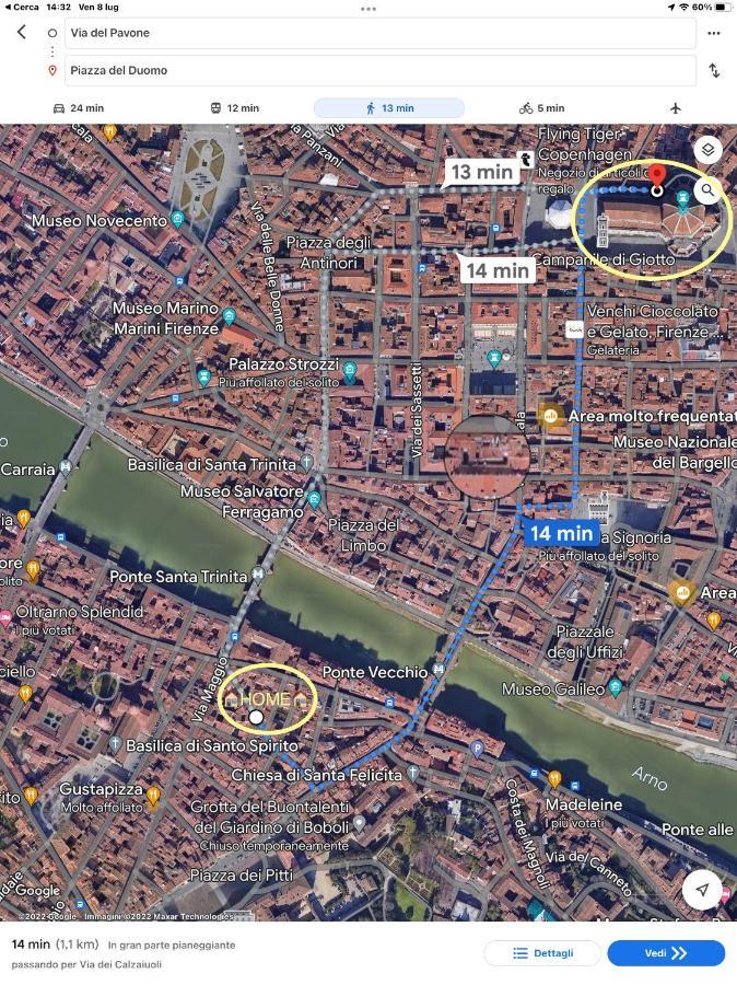 פירנצה Uffizi & Santo Spirito Family/Groups Apartment מראה חיצוני תמונה