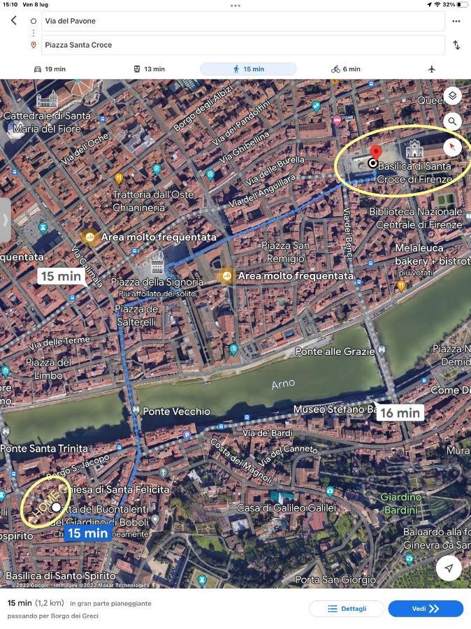 פירנצה Uffizi & Santo Spirito Family/Groups Apartment מראה חיצוני תמונה